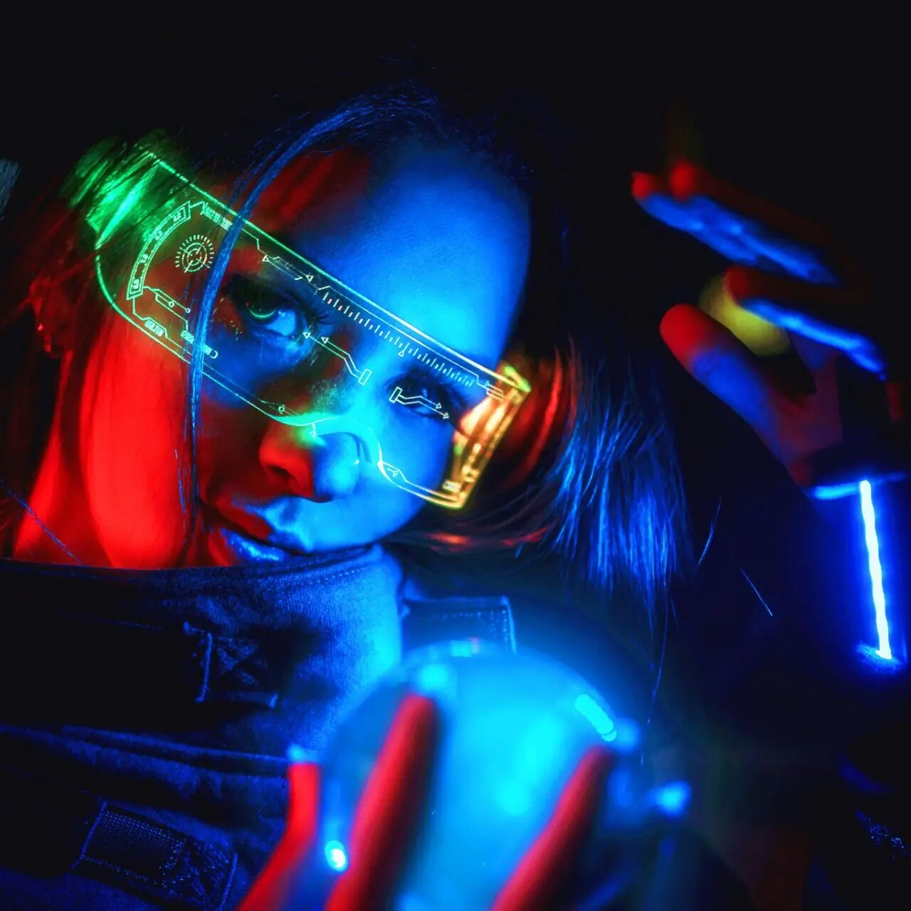 Multi-color Led Glasses