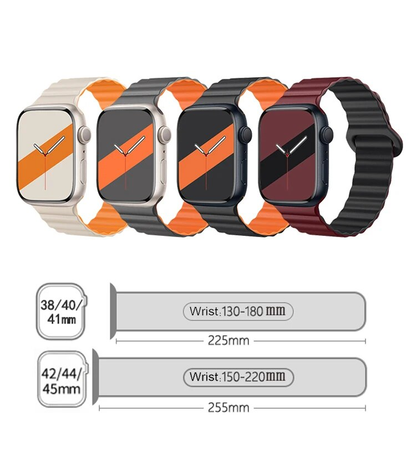 Magnetic Silicone Apple Watch Wrist Band