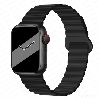 Magnetic Silicone Apple Watch Wrist Band