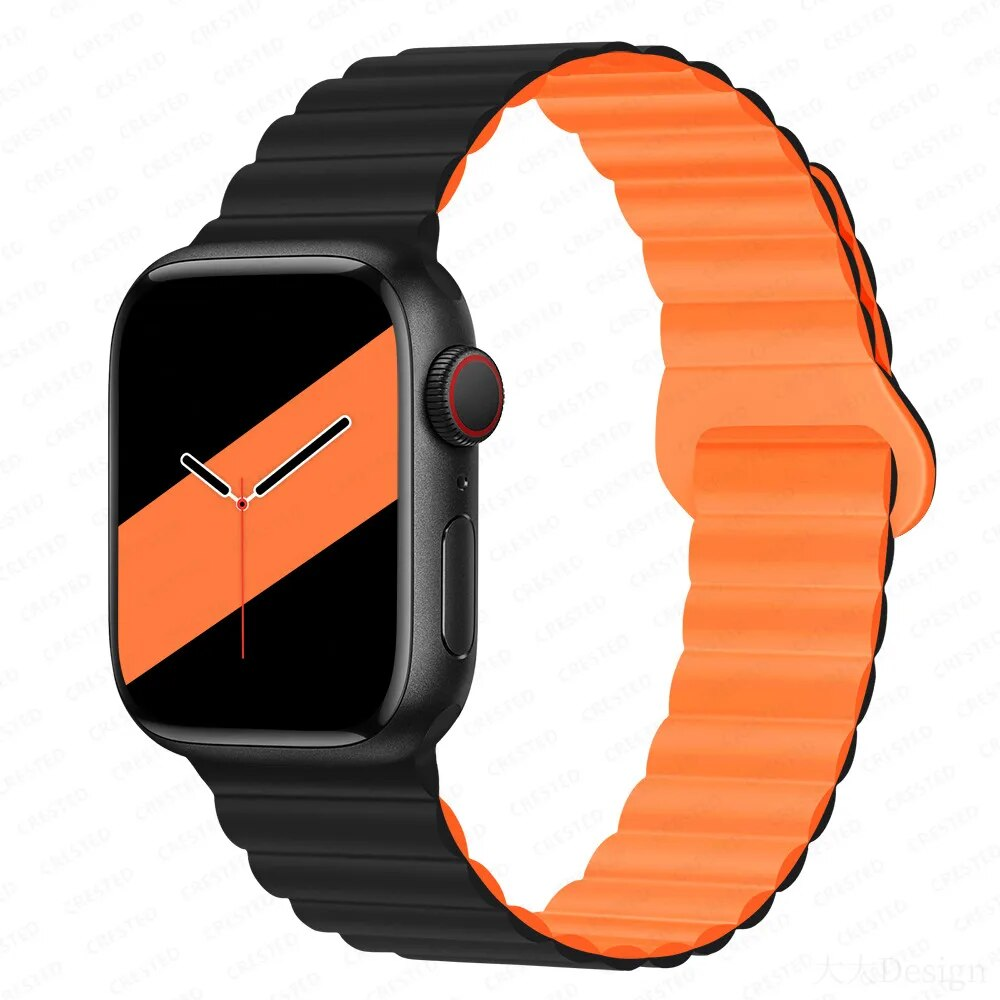 Magnetic Silicone Apple Watch Wrist Band Virtual Vendors