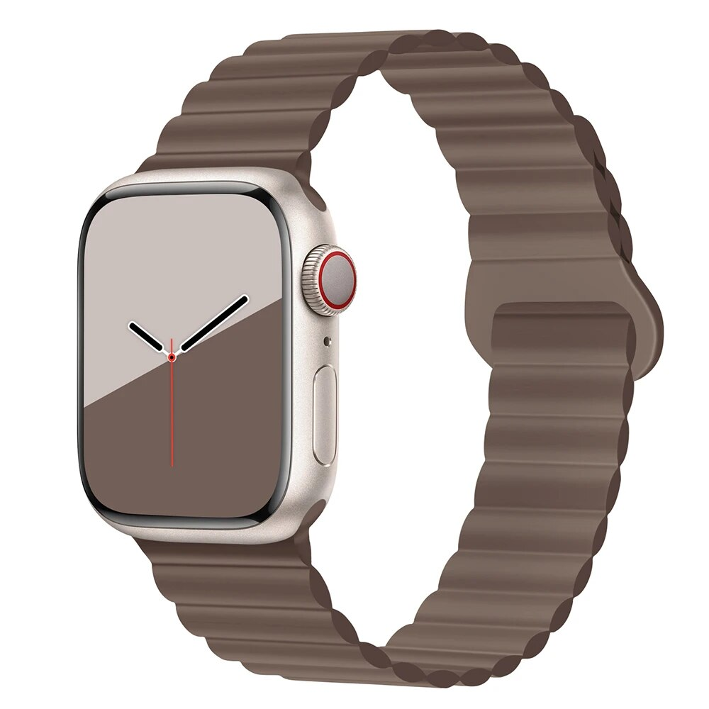 Magnetic Silicone Apple Watch Wrist Band