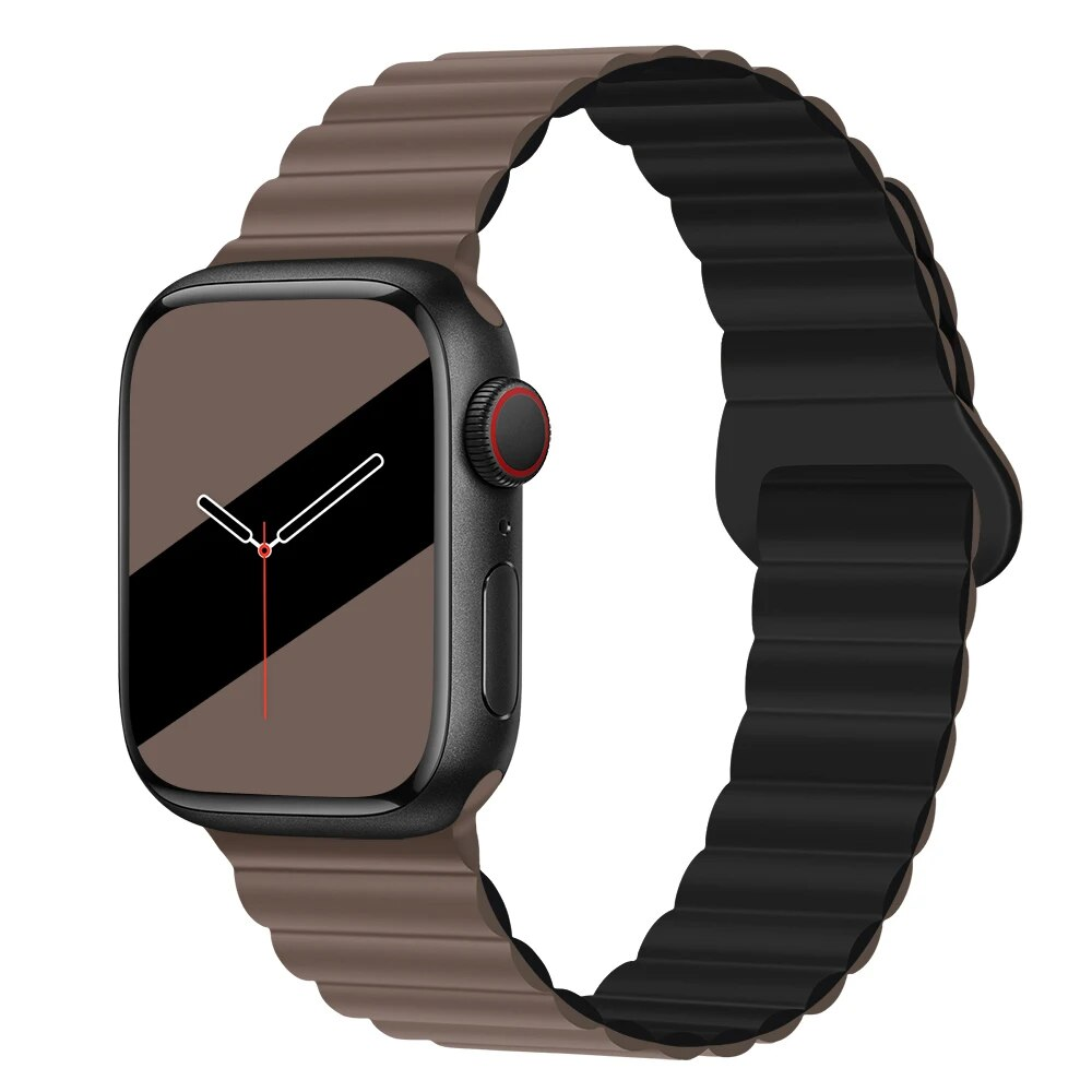 Magnetic Silicone Apple Watch Wrist Band