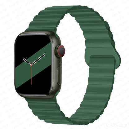 Magnetic Silicone Apple Watch Wrist Band