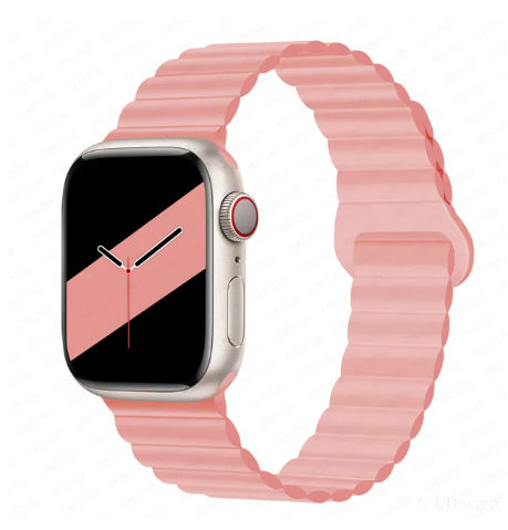 Magnetic Silicone Apple Watch Wrist Band