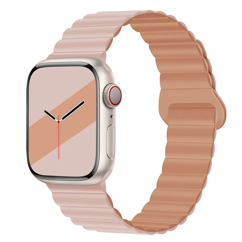 Magnetic Silicone Apple Watch Wrist Band