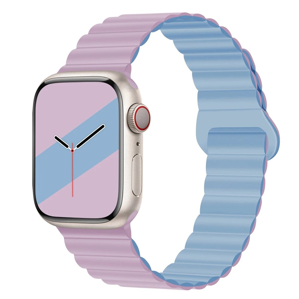 Magnetic Silicone Apple Watch Wrist Band