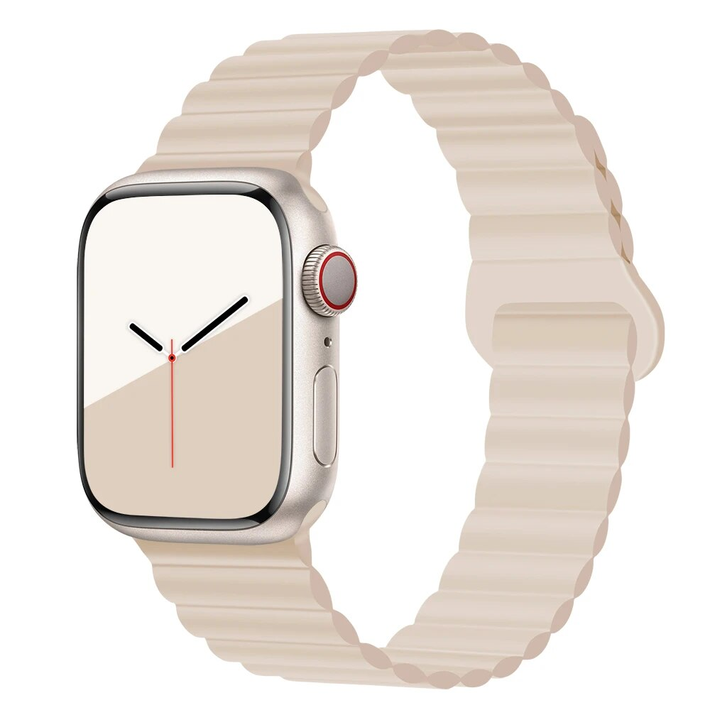 Magnetic Silicone Apple Watch Wrist Band