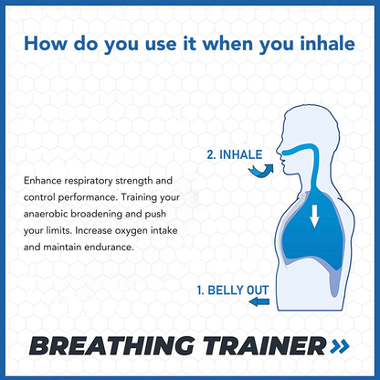 Portable Professional Lung Trainer Increases Lung Capacity