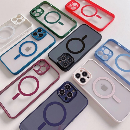 Luxury Transparent Magsafe Case iPhone 11, 12, 13, 14, &15