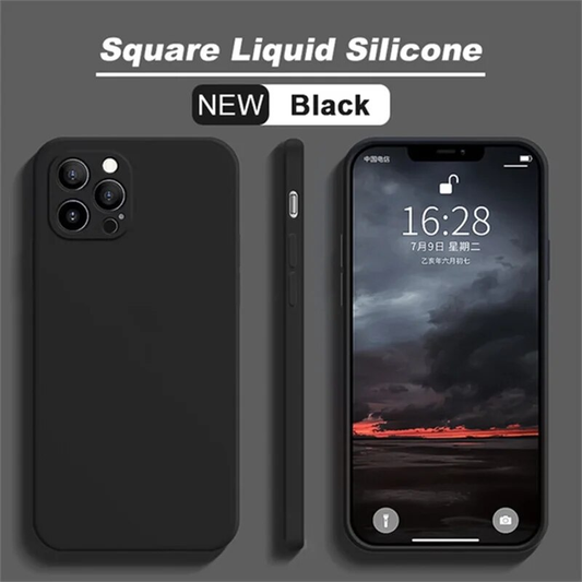 Luxury Liquid Silicone iPhone Case for iPhone 15,14,13,12,&11